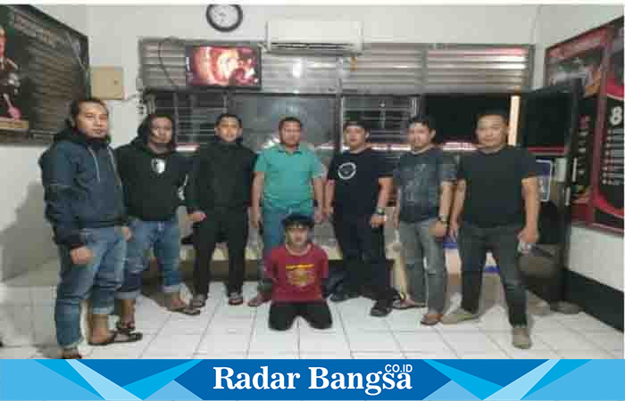 Pelaku pencurian saat diamankan Timsus Resmob Polres SOPPENG (Dok foto Sof)