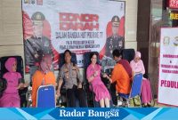 Polres Lumajang, ketika menggelar aksi donor darah, di Halaman Mapolres Lumajang, Kamis (15/6/2023)(Dok Humas Polres Lumajang, for Riyaman)