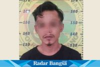 OP' (33) tahun, asal Desa Nogosari Kecamatan Rambipuji Kabupaten Jember yang diamankan Satreskoba Polres Lumajang, Senin (26/6). (Dok Humas Polres Lumajang, for Riyaman).