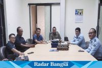 Kepala Kantor Imigrasi (Ka-kanim) Kelas I TPI Tanjung Perak Surabaya Verico Sandi, silaturahmi ke Kantor Persatuan Wartawan Indonesia Jawa Timur (PWI Jatim), Selasa (06/06/2023)