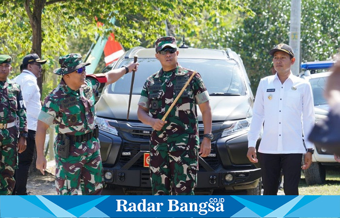 Komandan korem menghadiri TTMD ,Rabu (12/7) di Sampang (Foto: Rino Tutuko )