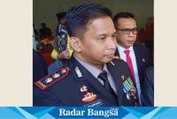 AKBP Bimo Ariyanto SH SIK menegaskan bahwa sikap Polri pada pemilu 2024 mendatang netral.( Foto) Sukri.