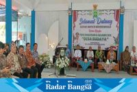 Bupati Bondowoso melalui Sekretaris Daerah (Sekda) Bambang Sukwanto mencanangkan Desa Budaya ke 6 bertempat di Balai Desa Karang Melok, Kecamatan Tamanan,Jum'at 28/07/2023.(Foto) Suk.
