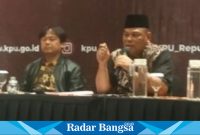 DPR RI Komisi ll ajak mencoblos pemimpin yang berkompeten,Rabu(9/8) Di Aston (Foto : Radarbangsa )