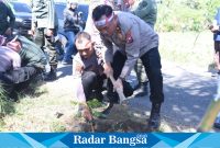 Polri Lestarikan Negeri Penghijauan Sejak Dini Rabu, (23/8/2023)