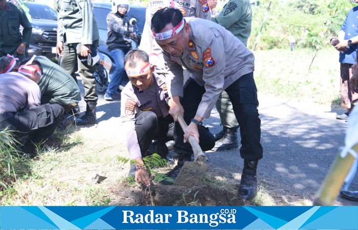 Polri Lestarikan Negeri Penghijauan Sejak Dini Rabu, (23/8/2023)