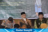 Bupati Bondowoso KH. Salwa Arifin menghadiri acara kegiatan khitanan massal di Kecamatan Binakal Kabupaten Bondowoso