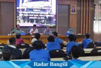 Saat Audensi PC PMII Lamongan dengan DPRD Lamongan dan beberapa OPD di ruang banggar kantor DPRD Kabupaten Lamongan. Senin (14/08/2023) kemarin.