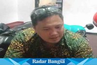 Kasi Intel Kejaksaan Negri Lumajang, R Yudhi Teguh Santoso ketika ditemui Radarbangsa.co.id di Kantor Kejaksaan Negri Lumajang, Kamis (9/8/2023). (Dok Riyaman/Radarbangsa.co.id)