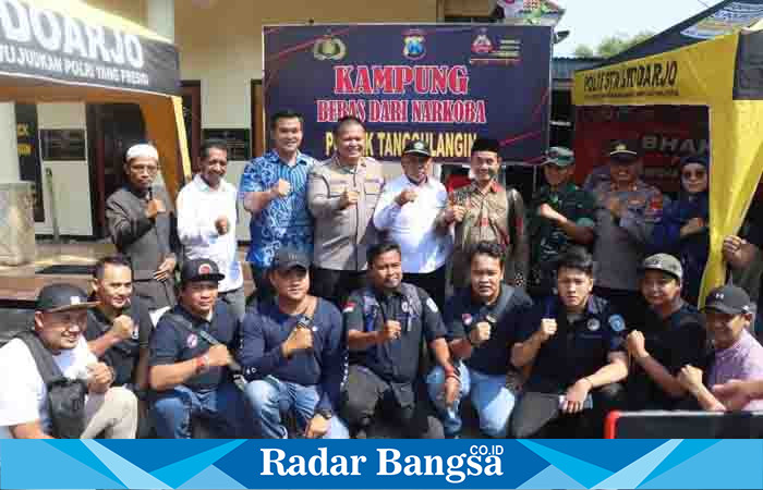 Kampung bebas Narkoba ,jumat (4/8) di Tanggulangin( Foto : Rino Tutuko )