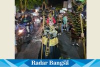 Anggota karnaval dari Desa Bulurejo RT001/RW001 (Dok foto Yudi)