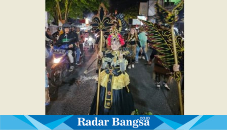 Anggota karnaval dari Desa Bulurejo RT001/RW001 (Dok foto Yudi)