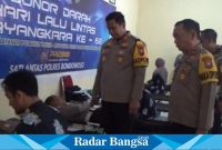 Dalam rangka menyambut Hari Ulang Tahun Lalulintas Bhayangkara Ke-68 tahun 2023