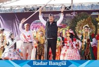 Pak Yes saat  memghadiri Festival Pindang Megilan (Dok Istimewa )