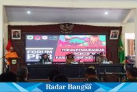 Dalam upaya untuk menjaga keselamatan dan kesejahteraan masyarakat, serta pengurangan resiko bencana alam, BPBD mengukuhkan pengurus Forum