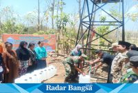 PJ Bupati Bondowoso Drs.Bambang Soekwanto, MM meresmikan Sumur Bor Desa Kladi Kecamatan Cermee Kabupaten Bondowoso, Sabtu (30/9/2023)