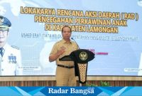 Sekretaris Daerah Kabupaten Lamongan Moh. Nalikan (Dok foto KMF  for RadarBangsa.co.id)