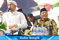  Habib Bidin dan H Subandi Sholawat Nabi Di Desa Banga ,Jum at (22/9) Kec Gedangan (Foto : Radarbangsa)