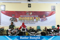 Dandim 0822 dan Kapolres Bondowoso menghadiri secara zoom meeting