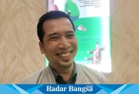 Benny Ruston, PH-nya Terdakwa Usman Wibisono spontan tertawa lepas karena saksi banyak yang menjawab tidak tahu (Foto : FYW)