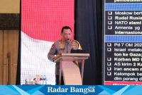  Kepala Kepolisian Negara Republik Indonesia (Kapolri), Jenderal Pol Drs. Listyo Sigit Prabowo, M.Si, mengisi kuliah kebangsaan, di Universitas Hasanuddin (Unhas), Makassar, dengan tema ‘Polri – Prediktif, Responsibilitas dan Transparansi Berkeadilan