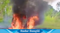 Korsleting Arus Listrik, Mobil Warga Desa Sukorejo Hangus Terbakar