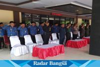 Pemerintah Kabupaten Bondowoso Gelar Apel Pasukan yang tergabung dalam upacara mengikuti Peringatan Tragedi Gerbong Maut Ke 76 Tahun 2023,