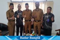 Wabup Pasaman saat sambangi Kesbangpol