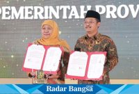 Penandatanganan Nota Kesepakatan pembaharuan kerja sama antara KPPU dan Pemprov Jawa Timur