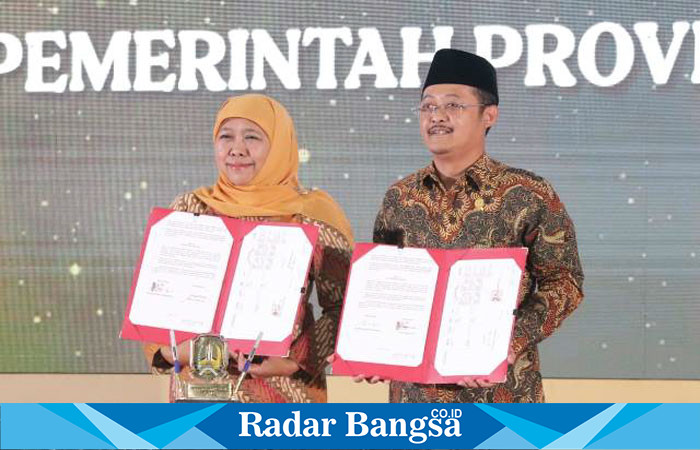 Penandatanganan Nota Kesepakatan pembaharuan kerja sama antara KPPU dan Pemprov Jawa Timur