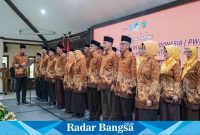 Pengurus Persatuan Wredatama Republik Indonesia (PWRI) Kabupaten Lamongan masa bakti 2023-2028  resmi dikukuhkan oleh Bupati Lamongan Yuhronur Efendi 