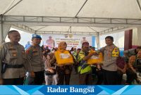 Polres Lumajang saat kegiatan Rakorbin SDM Polri di halaman Satpas, Sabtu (4/11) kemarin. (Dok Humas Polres Lmj, for Riyaman).