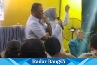 H.Rahmat Muhajirin,HMI dan Dino dalam Giat Partai Gerindra ,Kamis (30/11) di Sedati (Foto: Radar Bangsa)