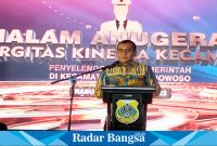 Lima dari 23 Kecamatan se Kabupaten Bondowoso meraih penghargaan Nominasi di malam penganugerahan katagori Sinergitas Kinerja Kecamatan tahun 2023