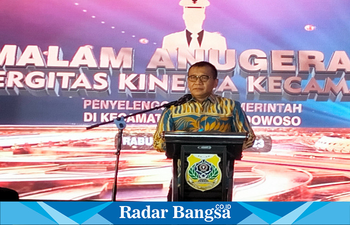 Lima dari 23 Kecamatan se Kabupaten Bondowoso meraih penghargaan Nominasi di malam penganugerahan katagori Sinergitas Kinerja Kecamatan tahun 2023