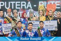 Putera Puteri Maritim Sumbar Berhasil Rebut Runner Up 2 Dan Best Talent pada PPMI 2023. (Dok. Istimewa)
