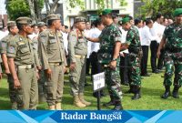 Pangdam IV/Diponegoro Mayjen TNI Tandyo Budi R. S.Sos., memimpin Apel Gabungan Kesiapsiagaan dalam rangka Pengamanan Pemilu 2024 di wilayah Kodam IV/Diponegoro yang diselenggarakan di Lapangan Makorem 074/WRT. (IST)