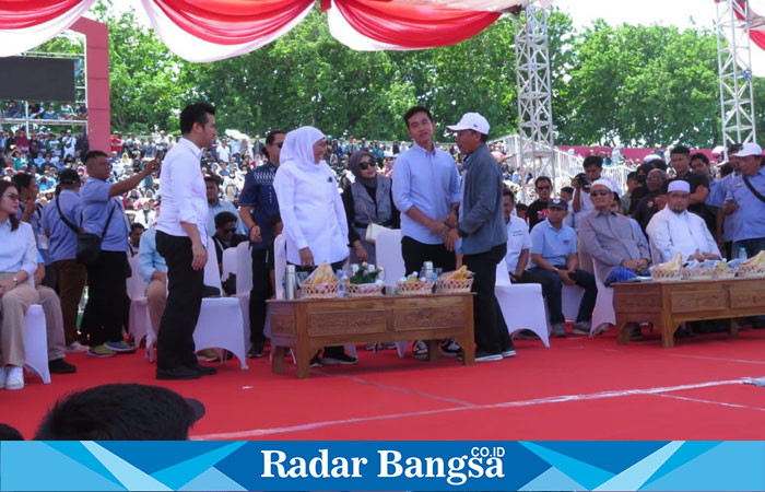 Suasana HUT SPSI di Gor ,Minggu (28/1) di Gor (Foto : Radarbangsa)