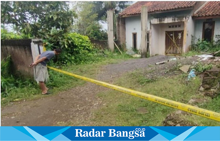 Lokasi rumah pelaku pembacokan penagih utang (Dok photo Ikbal Selamet/Detik.com)