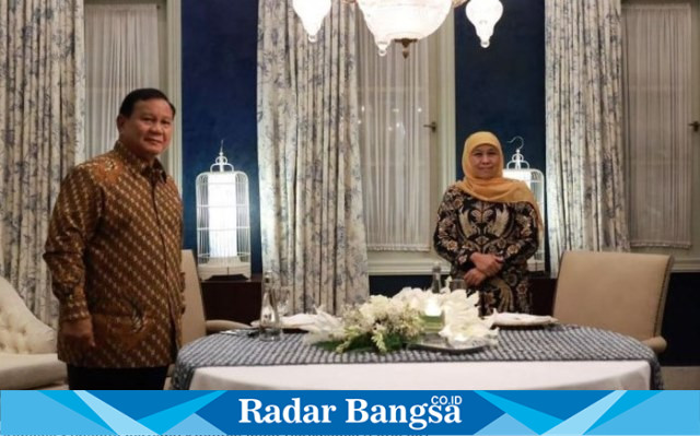 Prabowo Subianto dan Khofifah Indar Parawansa ( IST)