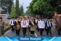 Sabar AS Bupati Pasaman hadiri acara balimau, bertempat di Masjid Raya Pauah Duriantinggi (IST)