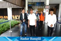 Menteri Koordinator Bidang Pembangunan Manusia dan Kebudayaan (Menko PMK), Muhadjir Effendy, secara langsung memeriksa kesiapan Bandara Banyuwangi  (IST)