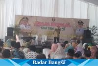 Dinas Pekerjaan Umum dan Penataan Ruang(PUPR) kabupaten Ngawi mengadakan acara keluarga besar Halal bi Halal idul fitri 1445 H, Kamis(18/04/2024) (IST)