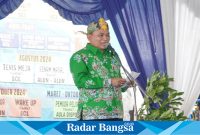 Kepala Dinas Pendidikan Kabupaten Lamongan, Munif Syarif,  saat membuka pameran pendidikan , Senin (27 /05/2024) (IST)