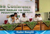 Press Conference Harlah 1 Abad al-Falah Ploso (foto:Hikam)