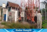 Tower di Kampung Sengkong RT 1/5 desa Cibiuk, Kecamatan Ciranjang, Kabupaten Cianjur. (Foto: Istimewa)