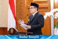 Penjabat (Pj) Gubernur Jawa Timur, Adhy Karyono, melantik A. Darmuji sebagai Kepala Kantor Regional II Badan Kepegawaian Negara (BKN) Surabaya (IST)