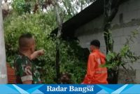 Rumah terdampak longsor di Sukaresmi, Cianjur. (Foto: Istimewa)