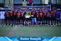 Prabu School Cianjur selenggarakan turnamen football club di lapangan Raider 300, Kabupaten Cianjur. (Foto: Mamat Mulyadi/Radar Bangsa)