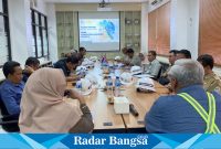 Komisi C DPRD Kabupaten Lamongan saat audiensi bersama management PT. KTM usai sidak ke pabrik (IST)